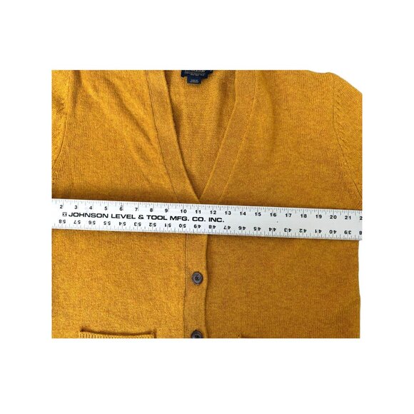 Pendleton Mustard Shetland Wool Boyfriend Cardigan Sweater S NWOT - Picture 3 of 11